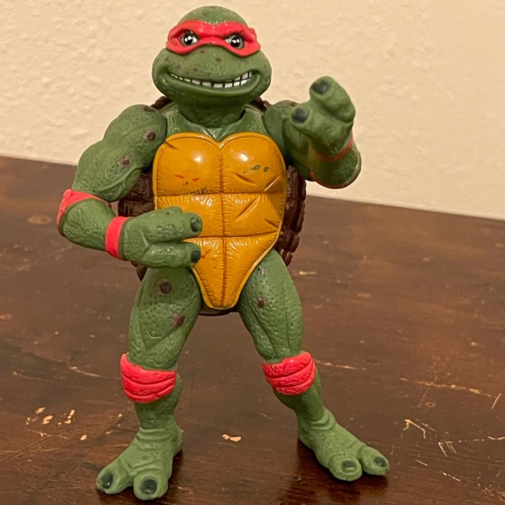 Movie Star Raph Teenage Mutant Ninja Turtle 1992 broke headband Playmates